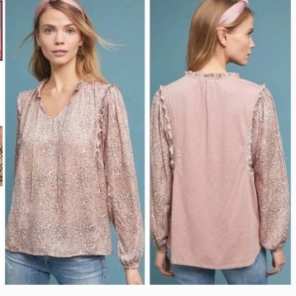 Anthropologie Tops - Anthropologie silk blouse
